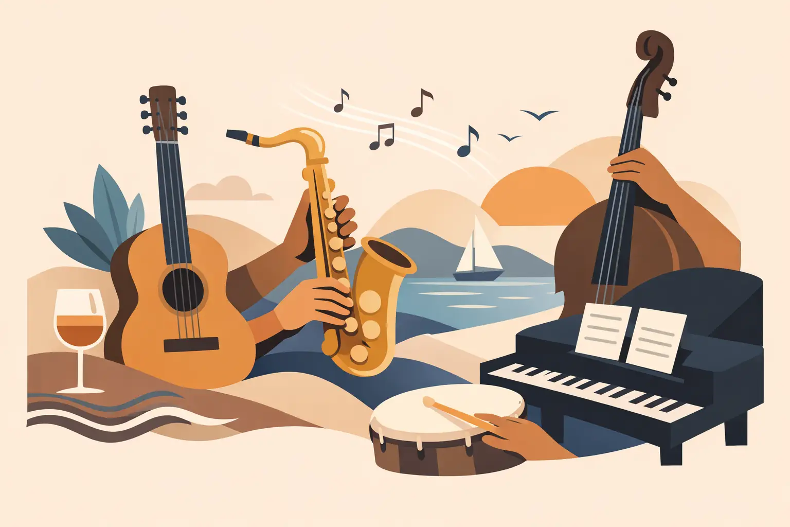 Album jazz bossa instrumental - le bon équilibre