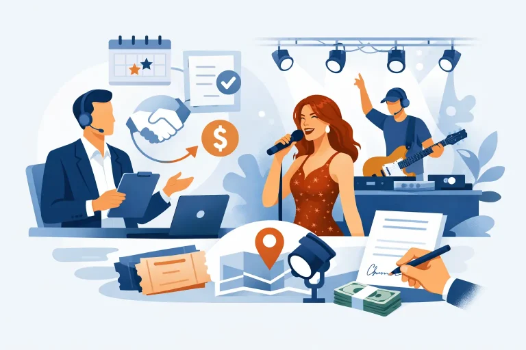 Comment fonctionne le booking artistique ?