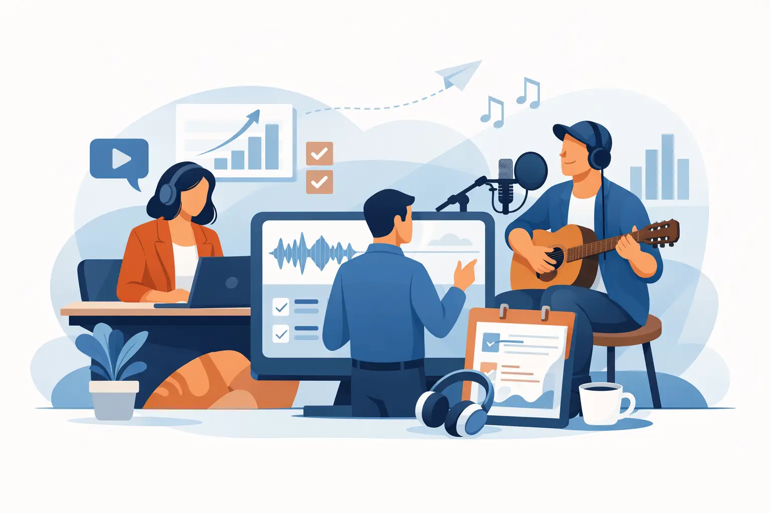 Comment suivre un projet musical indépendant