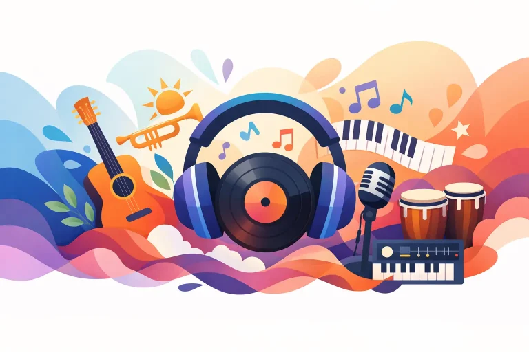 Un univers musical créatif et coloré, vivant