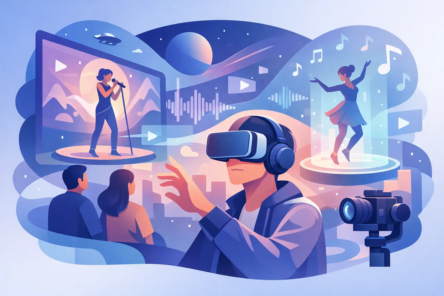 Tendances vidéos musicales immersives en 2026